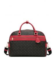 POLLINI HERITAGE TRAVEL Borsone con tracolla nero lacca - Borsoni - 1