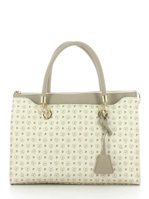 POLLINI HERITAGE CLASSIC Borsa a mano con tracolla avorio - Borse Donna