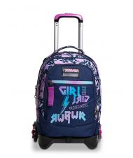SEVEN DRAWINGPIN GIRL JACK Zaino con carrello sganciabile, ruote triple  bluedeep - Zaini con carrello - 1