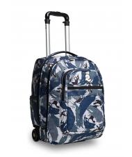 INVICTA NEW WAY NEW BUMP Fantasy Zaino Trolley 2 in 1 military camo blue - Zaini con carrello - 1