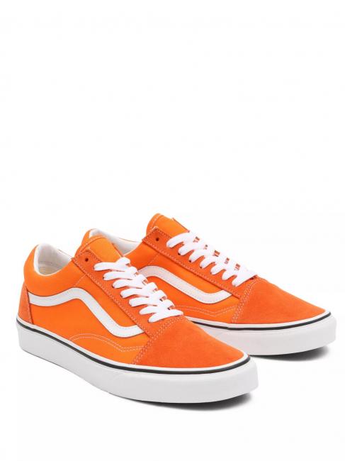 VANS OLD SKOOL  Sneaker in canvas e suede orange tiger/tr - Scarpe Unisex