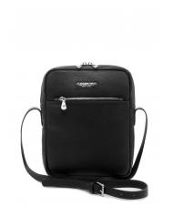 SPALDING TOURIST Borsello in pelle nero - Tracolle Uomo - 1