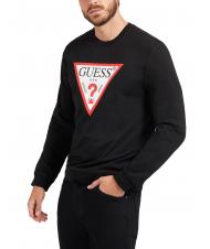 GUESS AUDLEY Felpa logo triangolo - Felpe Uomo