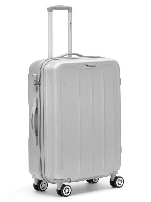 TROLLEY R RONCATO flight trolley 4 ruote 76 cm tsa argento GRA argento 461050106