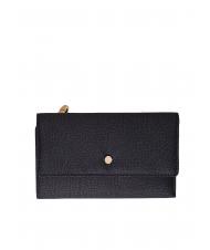BORBONESE CLASSICA MEDIUM Portafoglio in tessuto riciclato e pelle - Portafogli Donna
