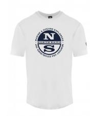 NORTH SAILS MARINE & OCEANS T-shirt in cotone bianco - T-shirt Uomo - 1