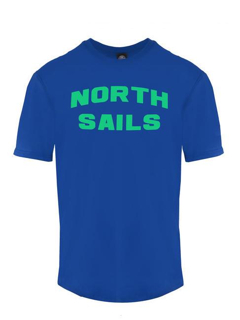 NORTH SAILS LOGO T-shirt in cotone bluette - T-shirt Uomo