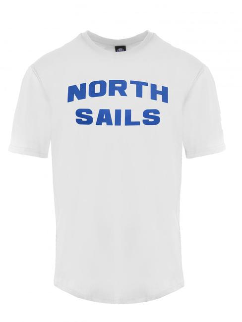 NORTH SAILS LOGO T-shirt in cotone bianco - T-shirt Uomo