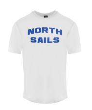 NORTH SAILS LOGO T-shirt in cotone bianco - T-shirt Uomo - 1