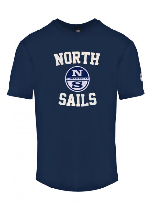 NORTH SAILS NS T-shirt in cotone blue navy - T-shirt Uomo