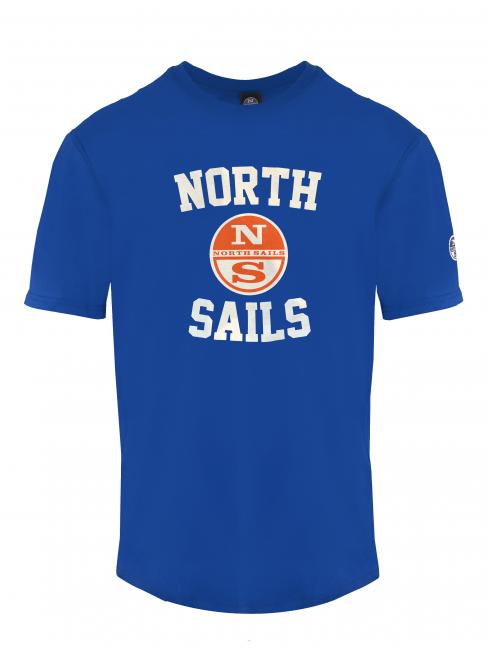 NORTH SAILS NS T-shirt in cotone bluette - T-shirt Uomo