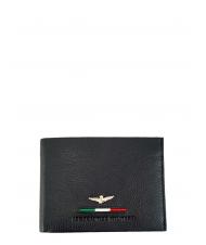 AERONAUTICA MILITARE FIGHTER Portafoglio Uomo in pelle - Portafogli Uomo