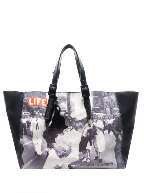 L'ATELIER DU SAC LIFE PETITE NICOLE Shopping bag con pochette nyckiss - Borse Donna