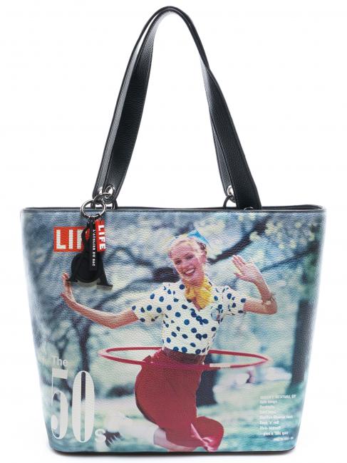 L'ATELIER DU SAC LIFE EMMA Shopping bag con tracolla the fifties - Borse Donna