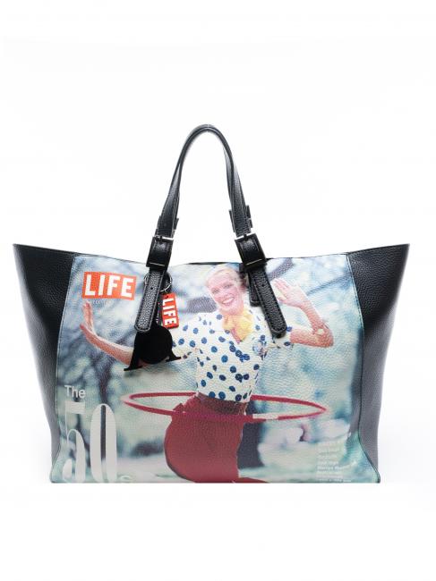 L'ATELIER DU SAC LIFE PETITE NICOLE Shopping bag con pochette the fifties - Borse Donna
