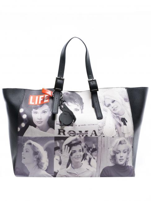 L'ATELIER DU SAC LIFE PETITE NICOLE Shopping bag con pochette icons - Borse Donna