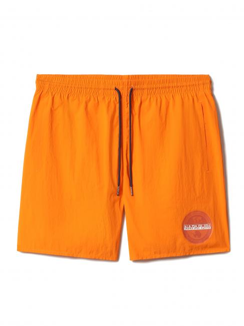 NAPAPIJRI V-VERNEY Costume boxer stampa logo orange popsicle - Costumi da Bagno Uomo