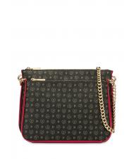POLLINI HERITAGE  Borsa tracolla catena nero lacca - Borse Donna - 1
