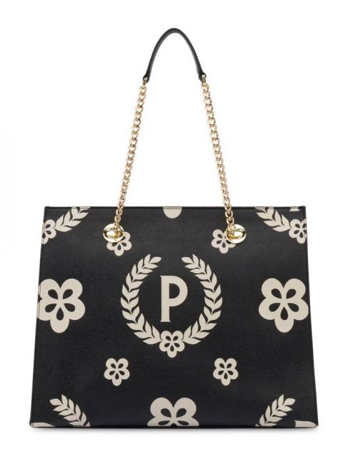 POLLINI HERITAGE  Shopping bag con doppio manico Nero - Borse Donna