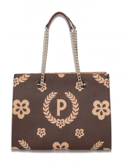 POLLINI HERITAGE  Shopping bag con doppio manico marrone - Borse Donna