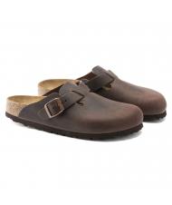 BIRKENSTOCK BOSTON Sabot in pelle habana - Scarpe Unisex - 1