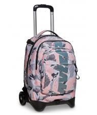 INVICTA NEW PLUG FANTASY Zaino trolley con carrello sganciabile camou logo pink - Zaini con carrello - 1
