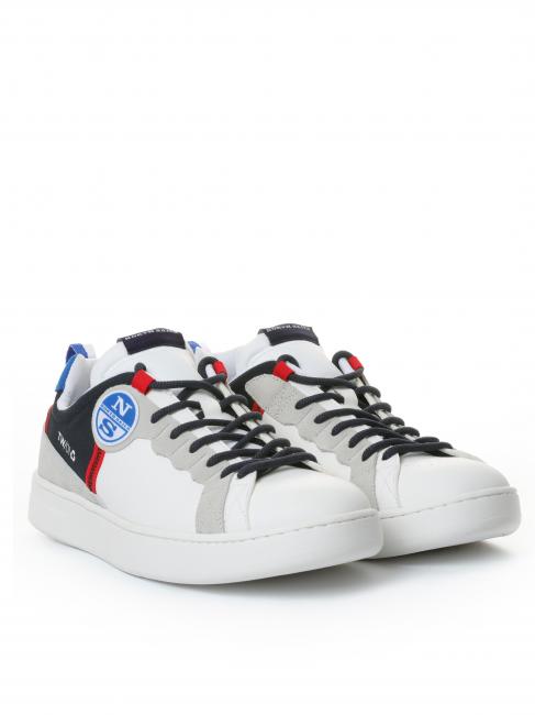 NORTH SAILS FENDER TW-01 Sneaker allacciata white/navy/red - Scarpe Uomo