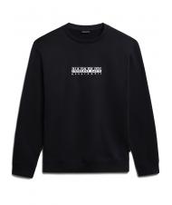 NAPAPIJRI B-BOX Felpa girocollo logo blu marine - Felpe Uomo - 1