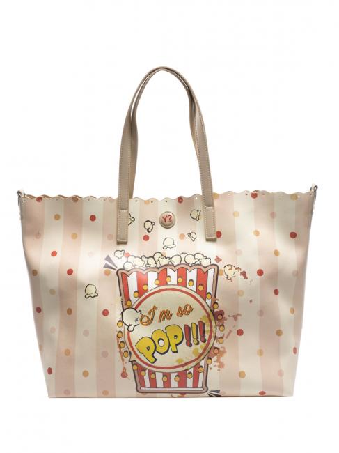 YNOT PARTY Shopping bag a spalla BEIGE - Borse Donna