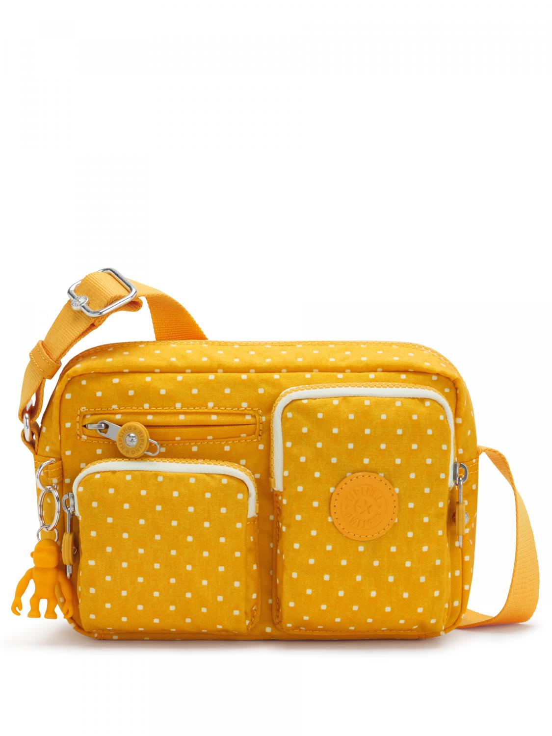 Kipling Albena S Print Borsa A Tracolla Piccola Soft Dot Yellow