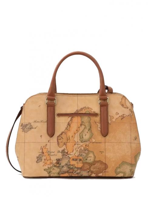 ALVIERO MARTINI PRIMA CLASSE GEO CLASSIC Borsa 3 tasche con tracolla NATURALE - Borse Donna