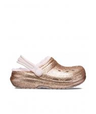 CROCS CLASSIC LINED GLITTER KIDS Sabot imbottito - Scarpe Bambino