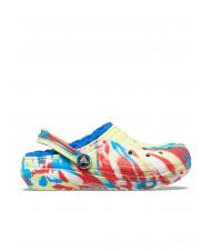 CROCS CLASSIC LINED MARBLED GLOG TODDLER Sabot imbottito - Scarpe Bambino