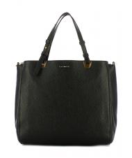 COCCINELLE LEA Borsa a spalla in pelle martellata Nero - Borse Donna - 1