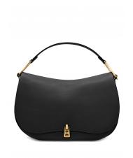 COCCINELLE MAGIE L Borsa a spalla in pelle con tracolla Nero - Borse Donna - 1