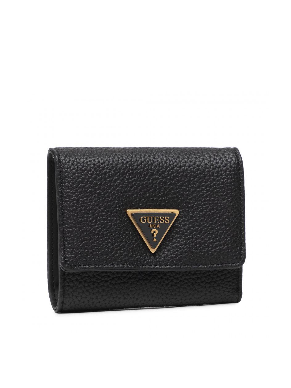 Guess Downtown Chic Portafoglio Piccolo Trifold Nero Acquista A Prezzi Outlet!