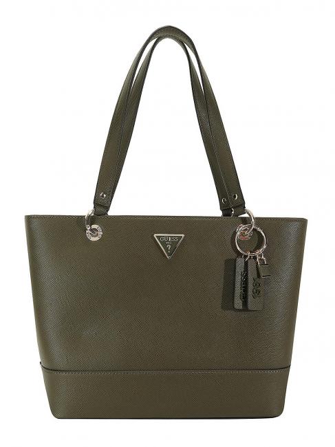 GUESS NOELLE ELITE Shopping bag a spalla olive - Borse Donna