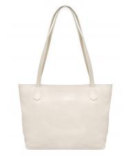 LESAC BORSA A SPALLA In pelle nappata cosmiclatte - Borse Donna - 1