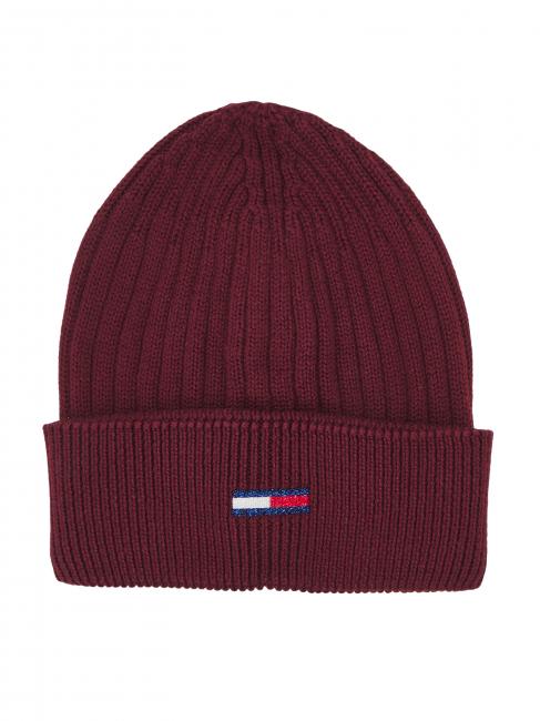 TOMMY HILFIGER TOMMY JEANS FLAG Cappello deep rouge - Cappelli