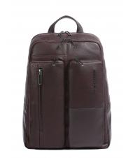 PIQUADRO RONNIE Zaino porta PC 14", in pelle - Zaini da lavoro porta PC