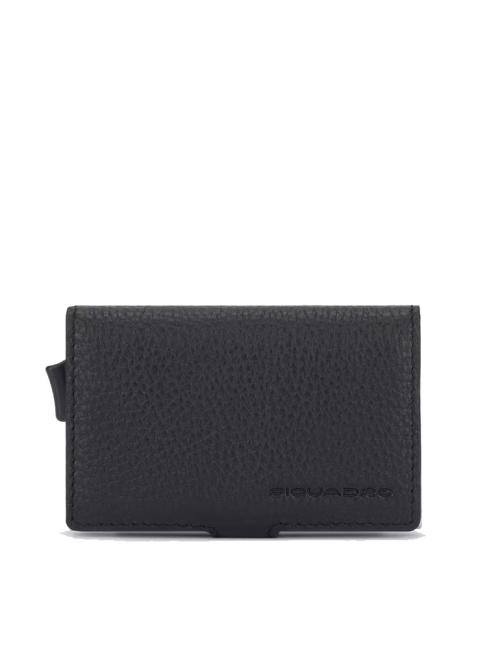 PIQUADRO MODUS RESTYLG Porta carte credito pelle Nero - Portafogli Uomo