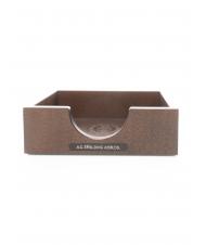 SPALDING WOODEN DESK Porta biglietti da visita in legno testamoro - Porta tablet & Organizer - 1