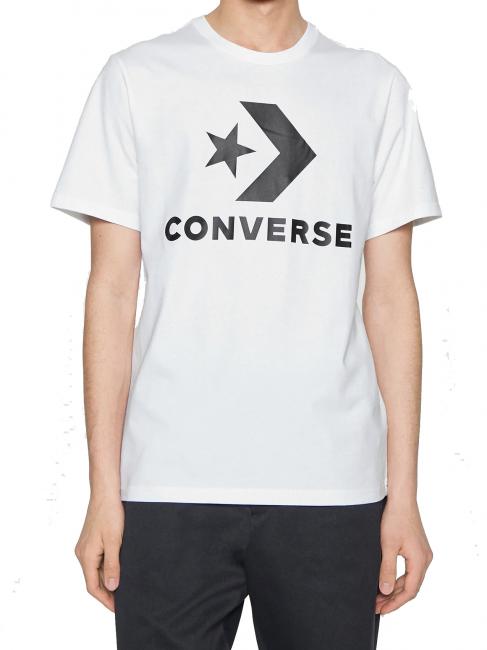CONVERSE T-Shirt unisex in cotone Vestibilità regolare white - T-shirt Uomo