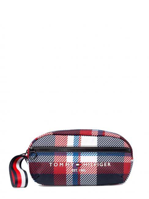 TOMMY HILFIGER TH ESTABLISHED Beauty Case in poliestere riciclato navycorp - Beauty Case