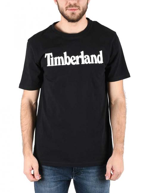 TIMBERLAND KENNEBEC LINEAR T-shirt in cotone NERO - T-shirt Uomo