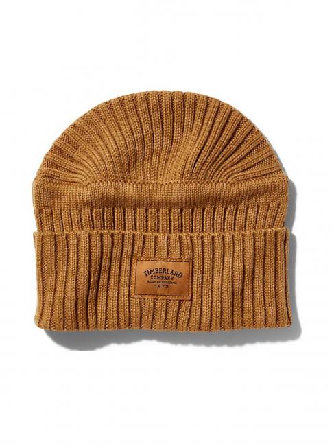 TIMBERLAND RIBBED Cappello con risvolto wheat - Cappelli