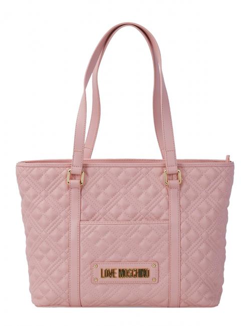 LOVE MOSCHINO QUILTED Shopping bag rosa - Borse Donna