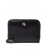 RALPH LAUREN RL LOGO Portafoglio zip piccolo in pelle - Portafogli Donna