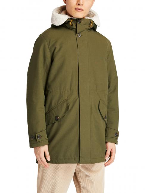TIMBERLAND MOUNT KELSEY FISHTAIL  Parka con cappuccio grapleaf - Giacche Uomo