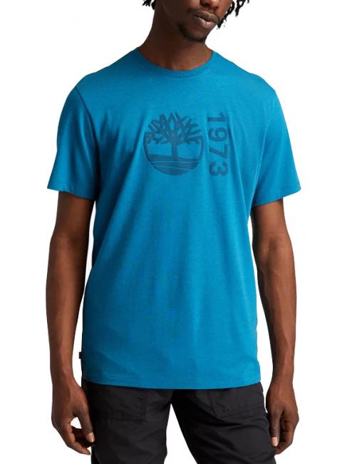 TIMBERLAND BRANDED  T-shirt in misto cotone lyons/blue - T-shirt Uomo